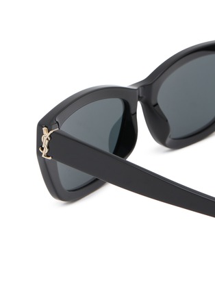 细节 - 点击放大 - SAINT LAURENT - 矩形框太阳眼镜