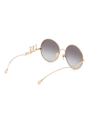 模特儿示范图 - 点击放大 - CHLOÉ - Chloé Iconic Metal Round Sunglasses