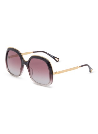 首图 - 点击放大 - CHLOÉ - Leia Recycled Acetatae Metal Round Sunglasses