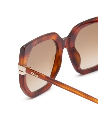 细节 - 点击放大 - CHLOÉ - West Recycled Acetatae Butterfly Sunglasses