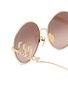细节 - 点击放大 - CHLOÉ - Chloé Iconic Metal Round Sunglasses
