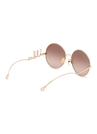 模特儿示范图 - 点击放大 - CHLOÉ - Chloé Iconic Metal Round Sunglasses
