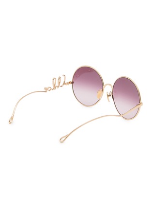 模特儿示范图 - 点击放大 - CHLOÉ - Chloé Iconic Metal Round Sunglasses
