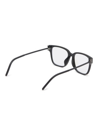 模特儿示范图 - 点击放大 - SAINT LAURENT - Apac Recycled Acetete Square Optical Glasses