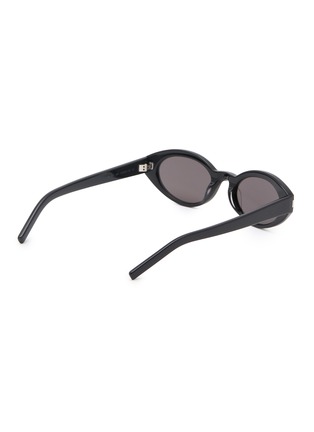 模特儿示范图 - 点击放大 - SAINT LAURENT - Acetete Oval Sunglasses