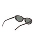 模特儿示范图 - 点击放大 - SAINT LAURENT - Monogram Hinge XS Recycled Acetete Cat Eye Sunglasses