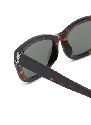 细节 - 点击放大 - SAINT LAURENT - Monogram Hinge M Recycled Acetete Square Sunglasses