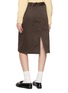 背面 - 点击放大 - EDITION - Drawstring Waist Satin Pencil Skirt