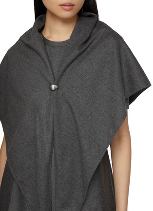  - EDITION - Crewneck Wool Silk Top With Scarf