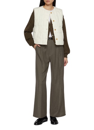 模特儿示范图 - 点击放大 - EDITION - Relaxed Tailored Wool Silk Pants