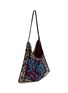 细节 - 点击放大 - DRIES VAN NOTEN - Extra Large Scarf Silk Shoulder Bag