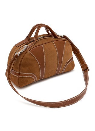 细节 - 点击放大 - DRIES VAN NOTEN - Medium Suede Duffle Bag