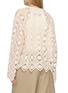 背面 - 点击放大 - EPINGLER - Crochet Openwork Cotton Cardigan Sleeveless Top Set