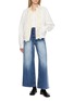 模特儿示范图 - 点击放大 - EPINGLER - Lacebound Panelled Denim Jeans