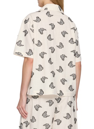 背面 - 点击放大 - EPINGLER - Butterfly Print Cotton Shirt