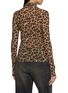 背面 - 点击放大 - NOIR - Long Sleeve Leopard Print Turtleneck Top