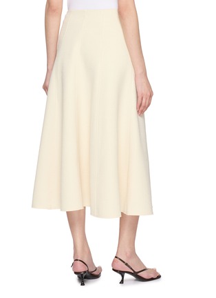 背面 - 点击放大 - SANDBEIGE - Arles Panelled Flared Midi Skirt