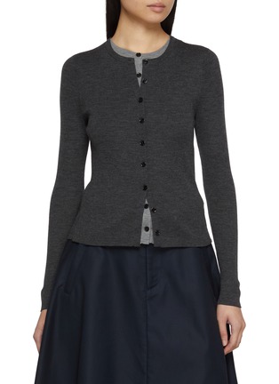 首图 - 点击放大 - MO&CO. - Double Layer Illusion Cardigan