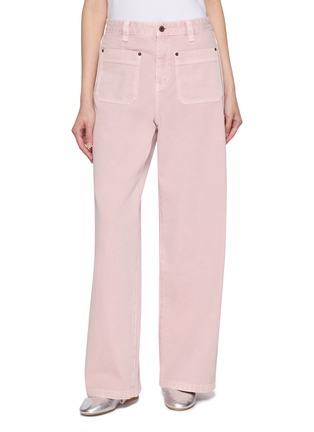 首图 - 点击放大 - MO&CO. - Straight Leg Patch Pocket Jeans