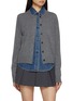 首图 - 点击放大 - MO&CO. - Double Layer Illusion Denim Knit Cardigan