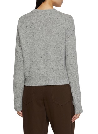 背面 - 点击放大 - MO&CO. - Argyle Wool Blend Cardigan