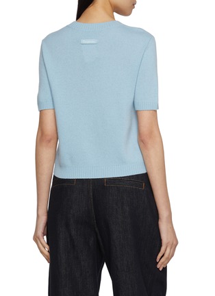 背面 - 点击放大 - MO&CO. - Short Sleeve Crewneck Knit Top