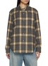 首图 - 点击放大 - MO&CO. - Long Sleeve Chequered Shirt