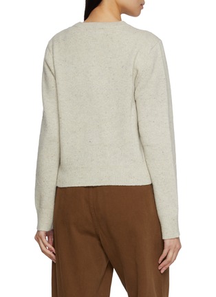 背面 - 点击放大 - MO&CO. - Argyle Wool Cashmere Blend Knit Cardigan