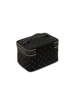 模特儿示范图 - 点击放大 - ANYA HINDMARCH - Studs Padded Satin Vanity Kit