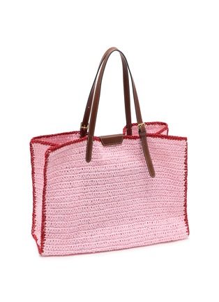 细节 - 点击放大 - ANYA HINDMARCH - Sweet N Low Raffia Tote Bag