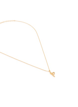 细节 - 点击放大 - MISSOMA - Curly Molten Mini Initial Necklace — F