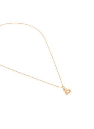 细节 - 点击放大 - MISSOMA - Curly Molten Mini Initial Necklace — S