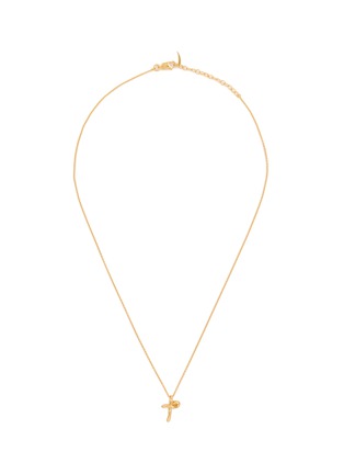 首图 - 点击放大 - MISSOMA - Curly Molten Mini Initial Necklace — T
