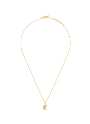 首图 - 点击放大 - MISSOMA - Curly Molten Mini Initial Necklace — E