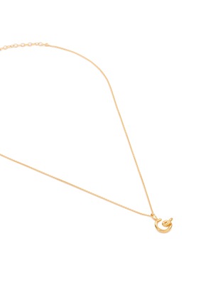 细节 - 点击放大 - MISSOMA - Curly Molten Mini Initial Necklace — G