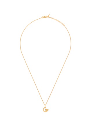 首图 - 点击放大 - MISSOMA - Curly Molten Mini Initial Necklace — G
