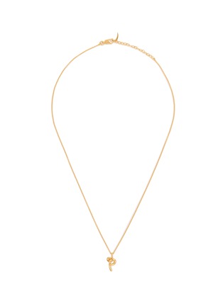 首图 - 点击放大 - MISSOMA - Curly Molten Mini Initial Necklace — P