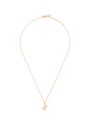 首图 - 点击放大 - MISSOMA - Curly Molten Mini Initial Necklace — X