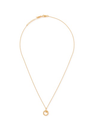 首图 - 点击放大 - MISSOMA - Curly Molten Mini Initial Necklace — O