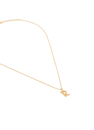 细节 - 点击放大 - MISSOMA - Curly Molten Mini Initial Necklace — R