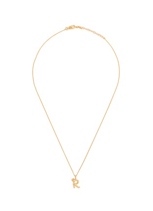 首图 - 点击放大 - MISSOMA - Curly Molten Mini Initial Necklace — R