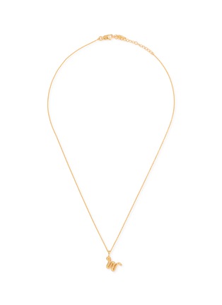 首图 - 点击放大 - MISSOMA - Curly Molten Mini Initial Necklace — W