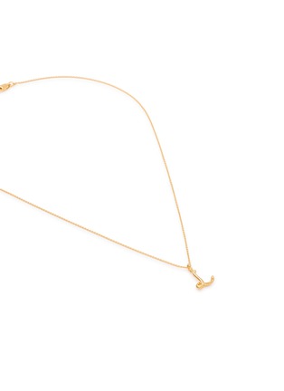 细节 - 点击放大 - MISSOMA - Curly Molten Mini Initial Necklace — L