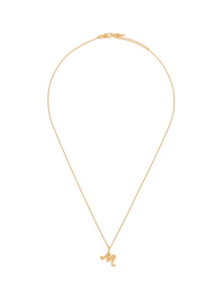 首图 - 点击放大 - MISSOMA - Curly Molten Mini Initial Necklace — M