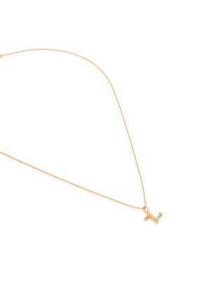细节 - 点击放大 - MISSOMA - Curly Molten Mini Initial Necklace — Z