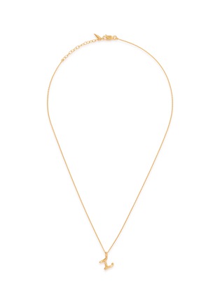 首图 - 点击放大 - MISSOMA - Curly Molten Mini Initial Necklace — Z