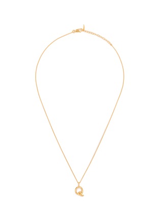 首图 - 点击放大 - MISSOMA - Curly Molten Mini Initial Necklace — Q