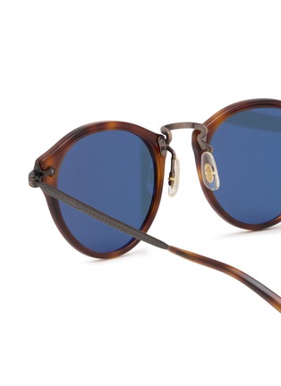 细节 - 点击放大 - OLIVER PEOPLES - Acetate Round Sunglasses
