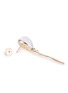 细节 - 点击放大 - VHERNIER - Palloncini Mini 18K White Gold Diamond Rock Crystal Mother of Pearl Stud Earrings