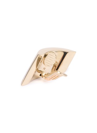 细节 - 点击放大 - VHERNIER - Vague Medio 18K Yellow Gold White Gold Clip Earrings